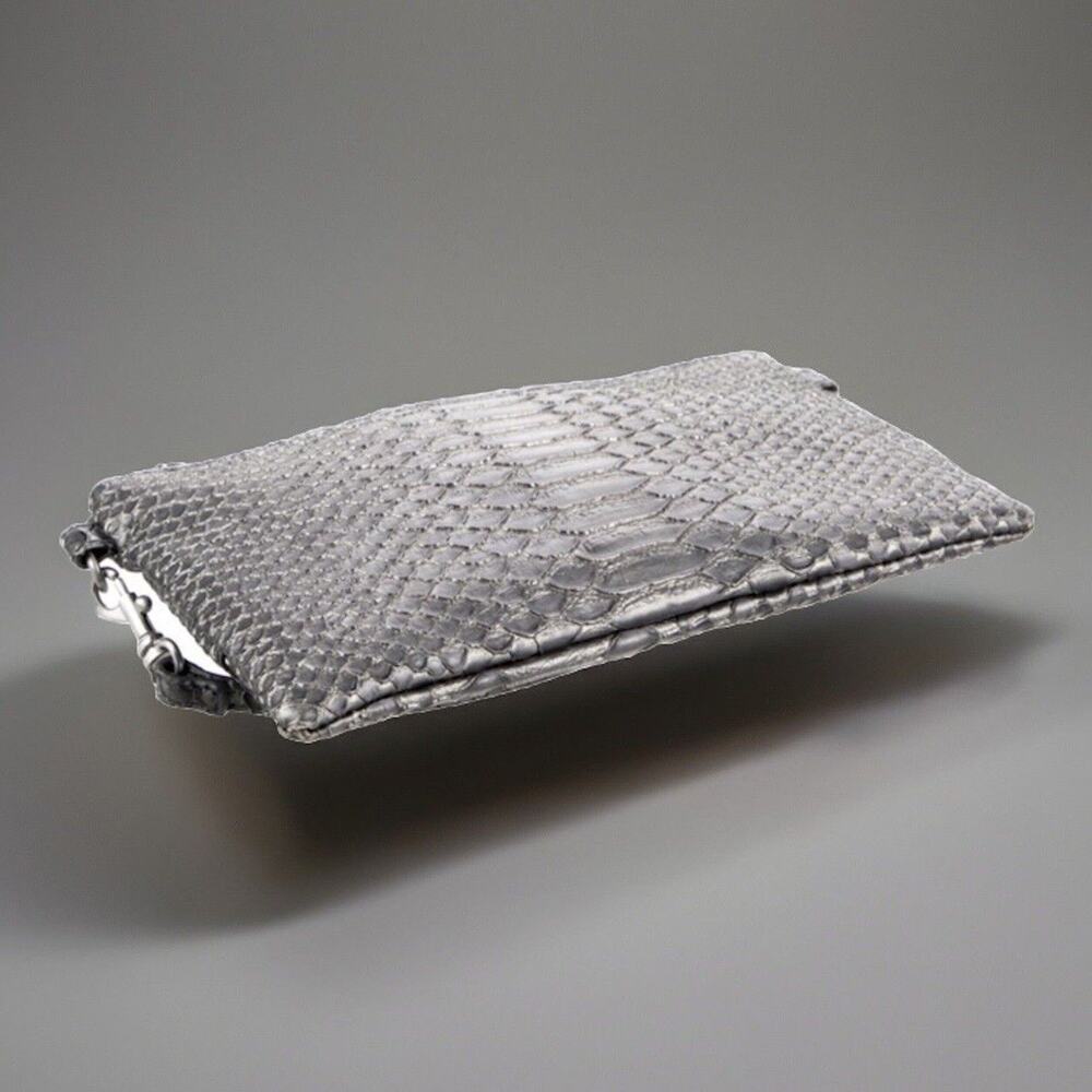 Devi Kroell Metallic Python Shoulder Bag - image 5